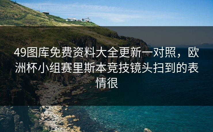49图库免费资料大全更新一对照，欧洲杯小组赛里斯本竞技镜头扫到的表情很